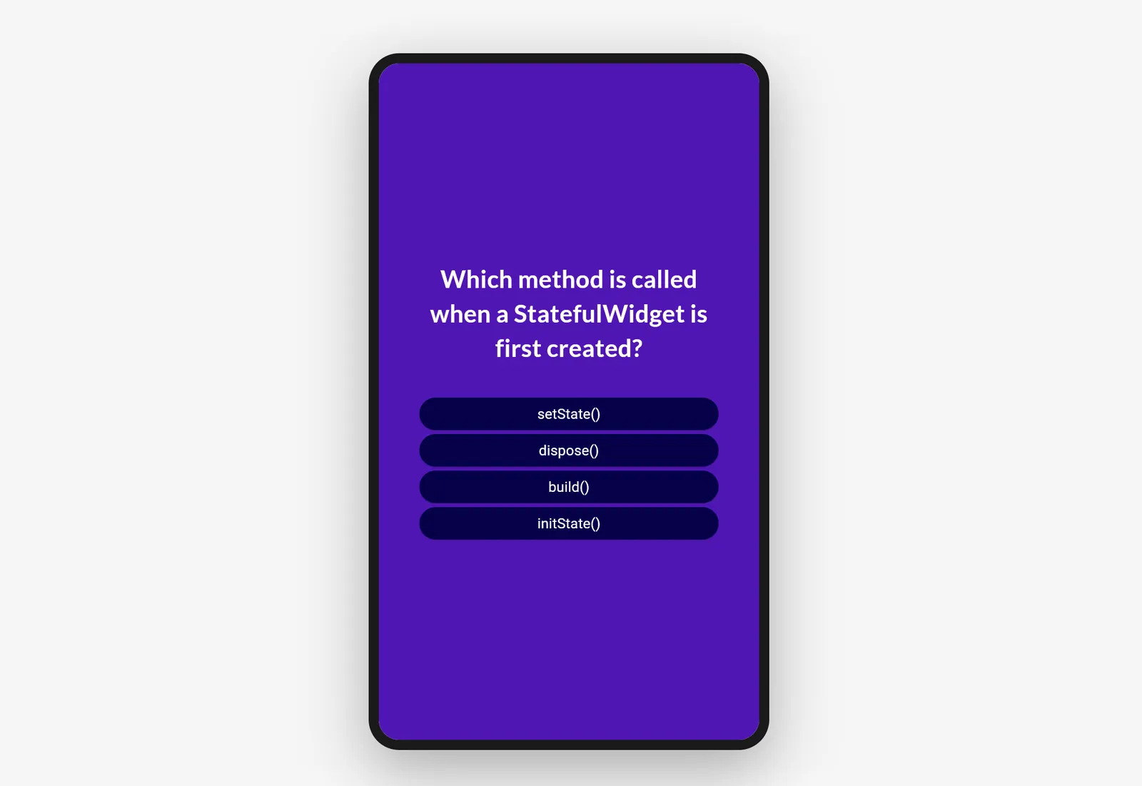 Flutter Quiz App